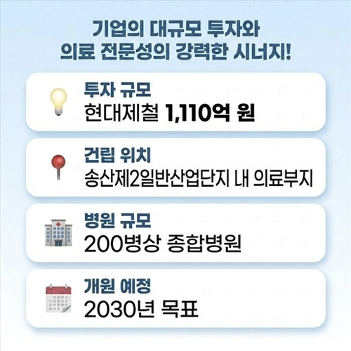 당진 종합병원 건립, 보건복지부 '첫 관문' 통과